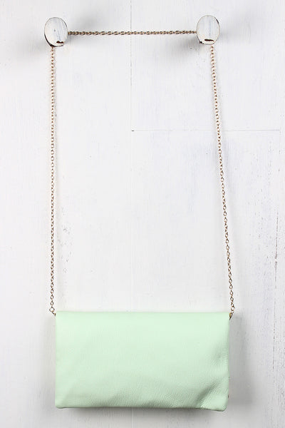 Detachable Chain Flap Clutch Bag
