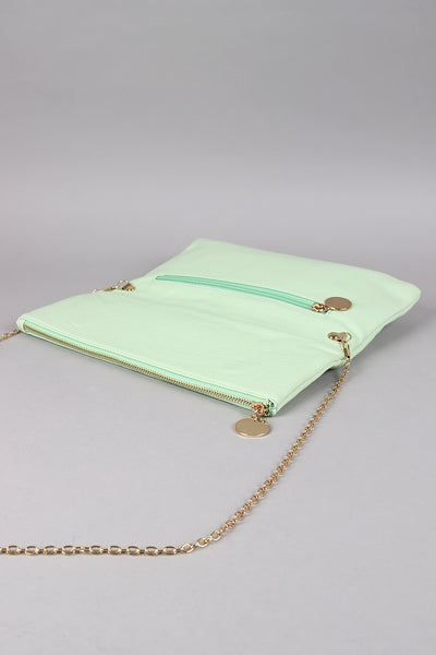 Detachable Chain Flap Clutch Bag