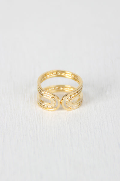 Open Row Multi Band Ring