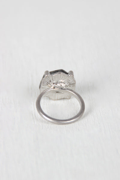 Hexagon Stone Statement Ring